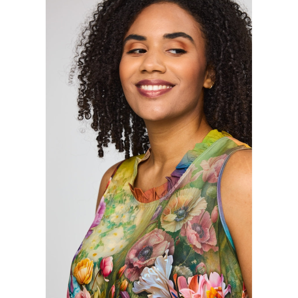 Studio SAisha Top Top Multi color print