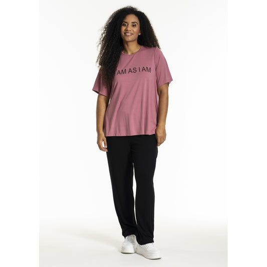 Studio SBella T-Shirt with print T-Shirt Rose with black