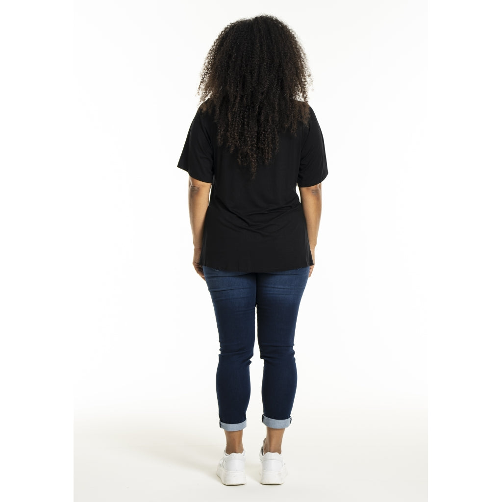 Studio SBella T-Shirt with print T-Shirt Black with bus