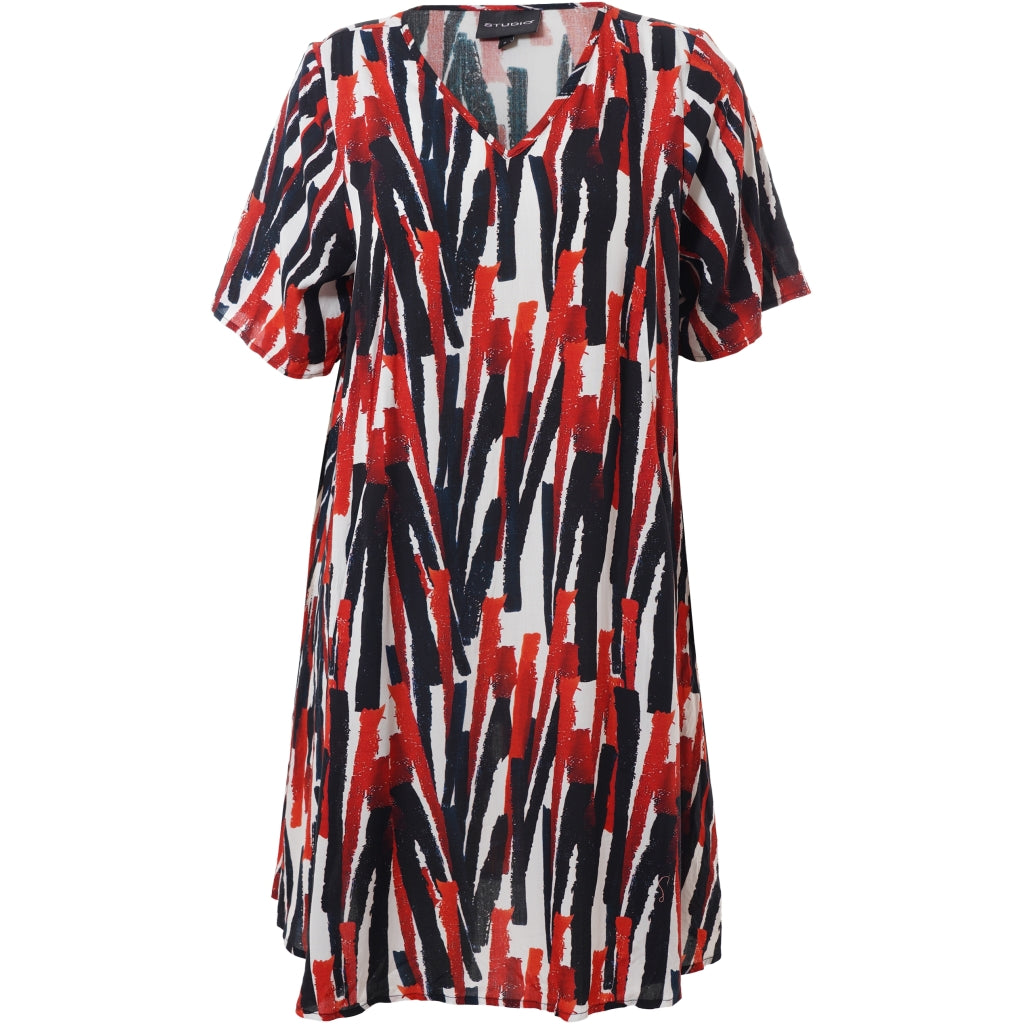 Studio SBirgitte Dress Dress White with red stripes