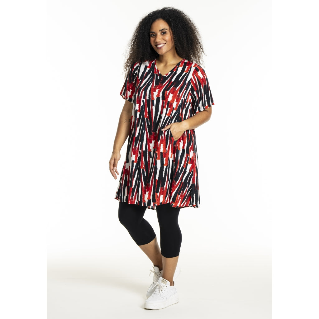 Studio SBirgitte Dress Dress White with red stripes