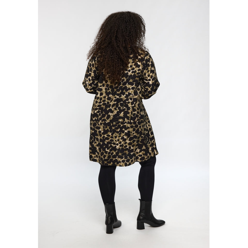 Studio SBirgitte Dress Dress Black with green clouds