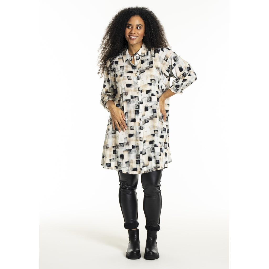 Studio SEmilie Shirt Shirt Sand melange mix boxes