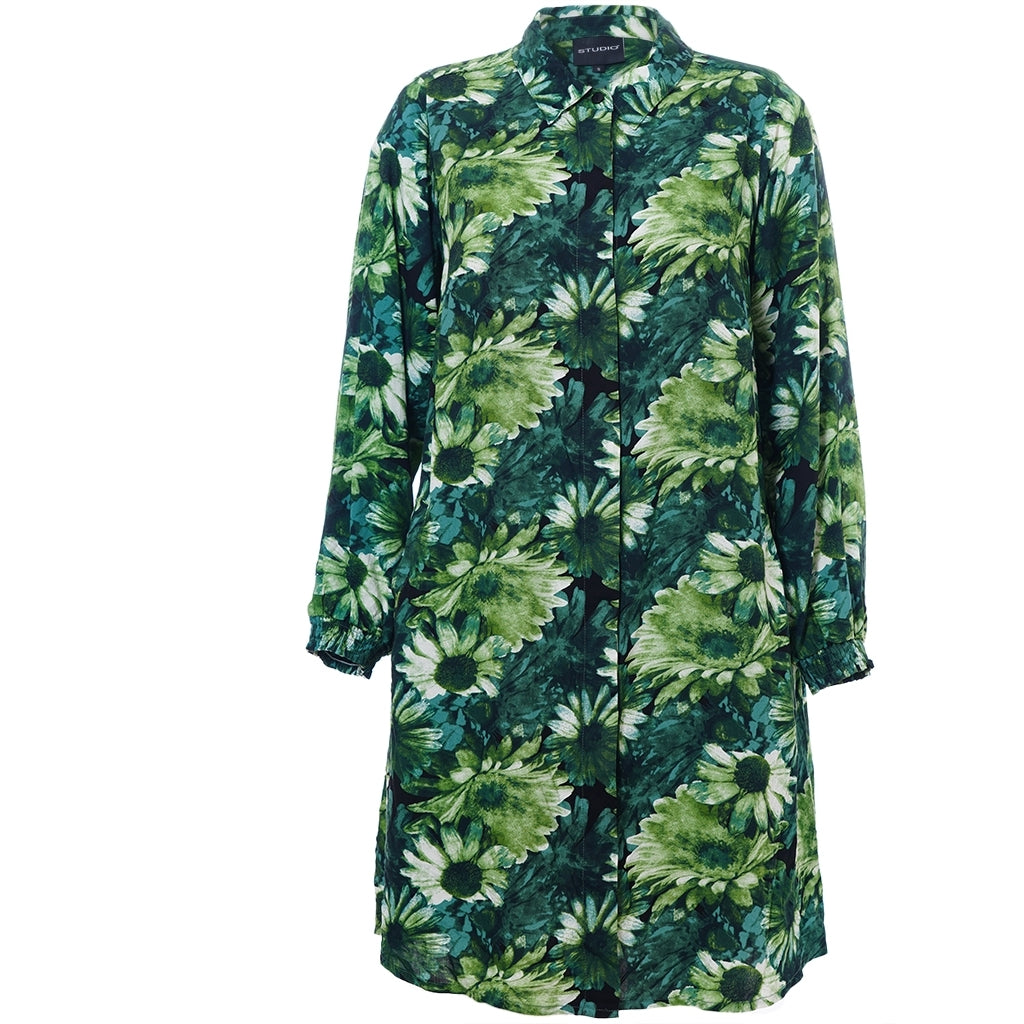 Studio SEmilie Shirt Shirt Green flower mix