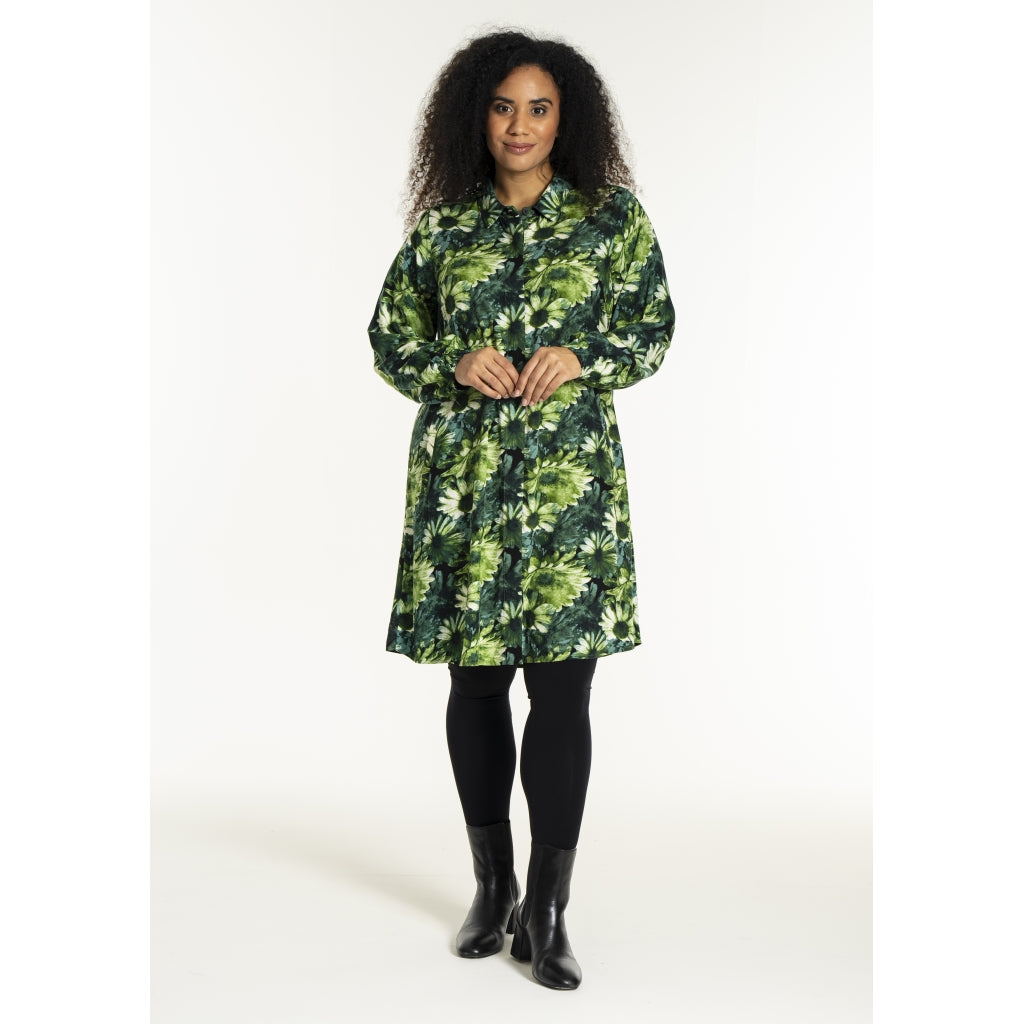 Studio SEmilie Shirt Shirt Green flower mix