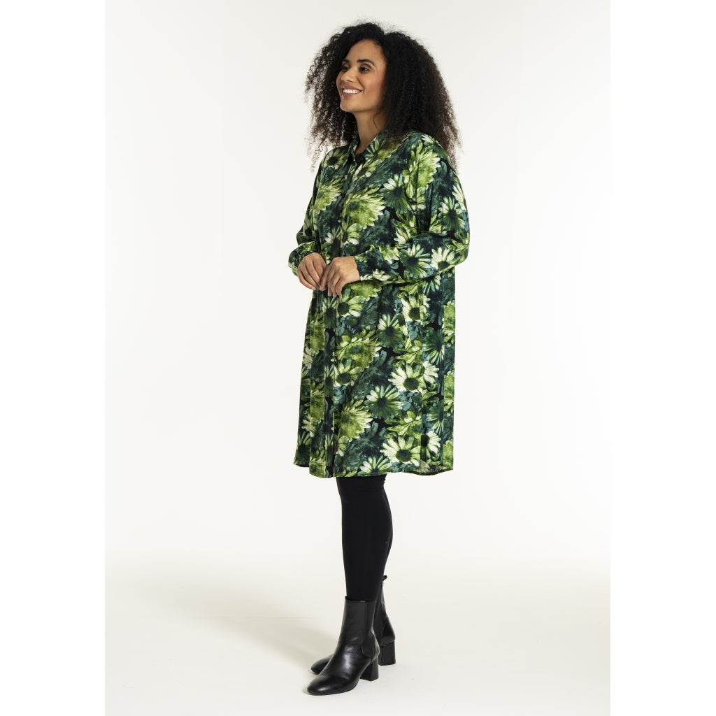 Studio SEmilie Shirt Shirt Green flower mix