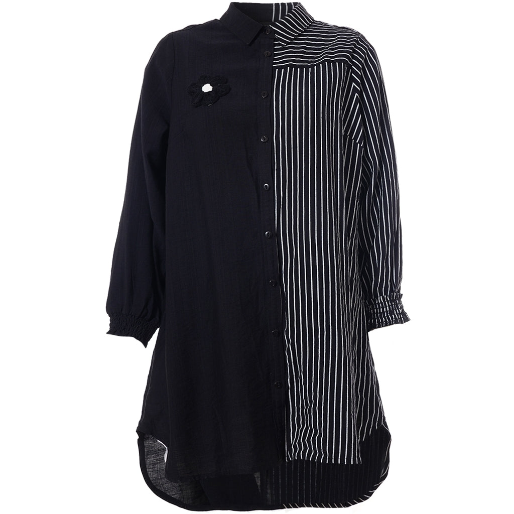 Studio SEmilie Shirt Shirt Black with white stripe