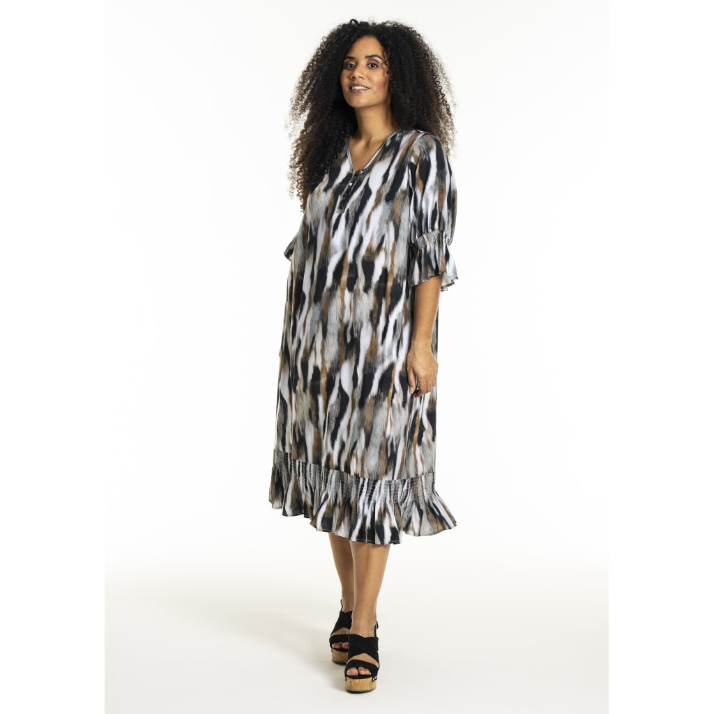 Studio SGena Dress Dress Black with grey/sand skies