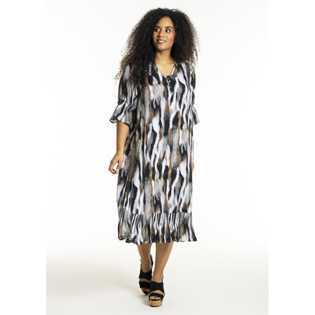 Studio SGena Dress Dress Black with grey/sand skies
