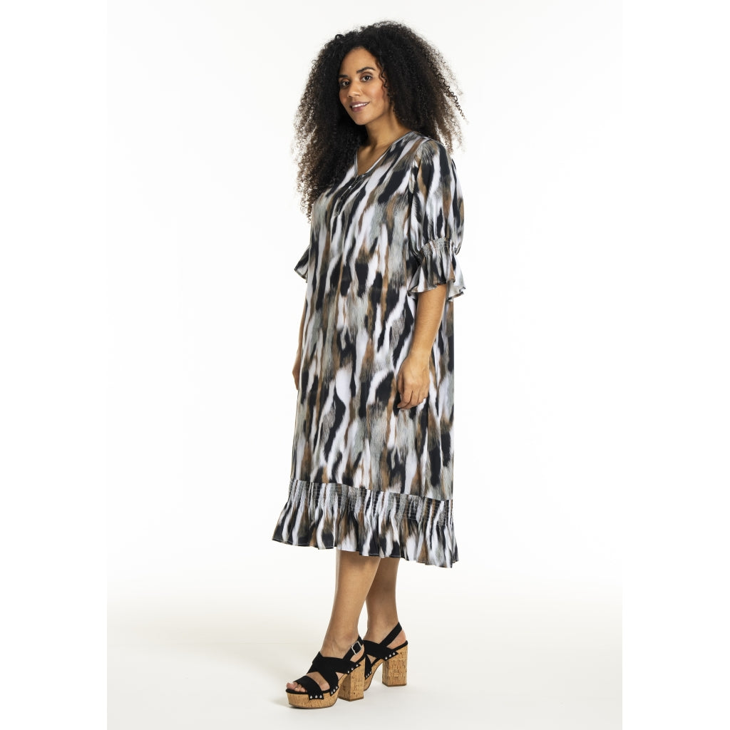 Studio SGena Dress Dress Black with grey/sand skies