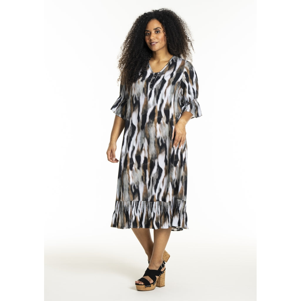 Studio SGena Dress Dress Black with grey/sand skies