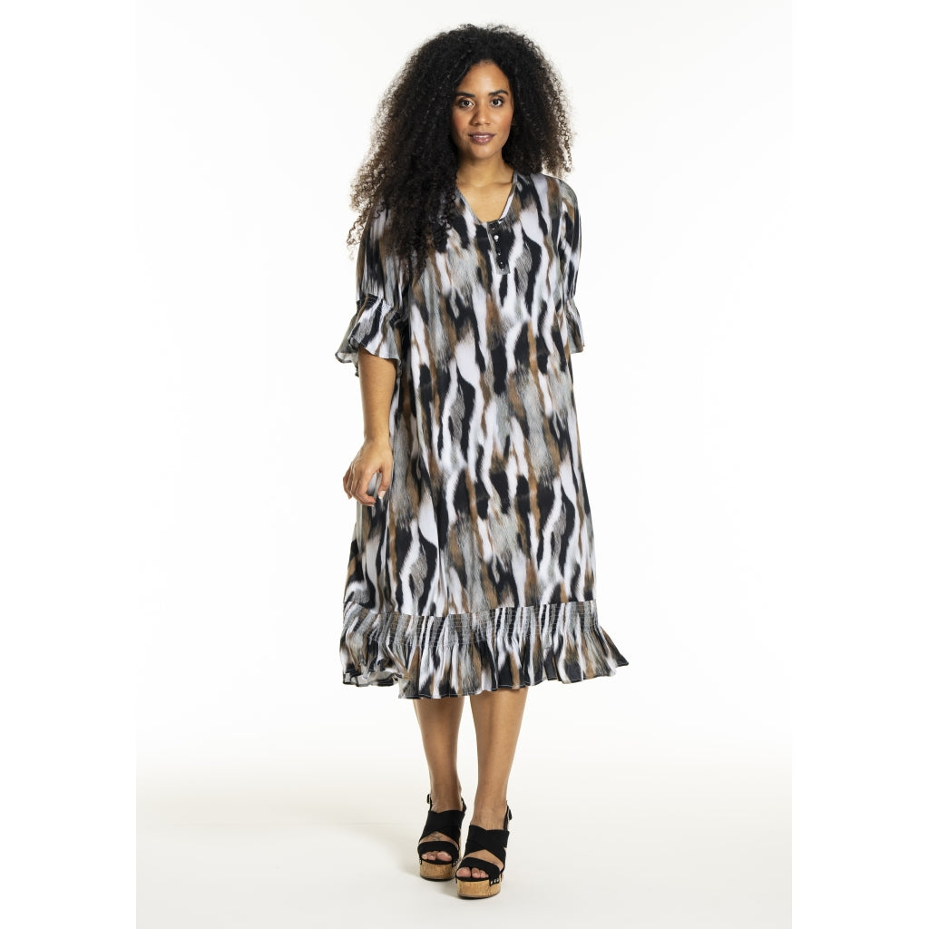 Studio SGena Dress Dress Black with grey/sand skies