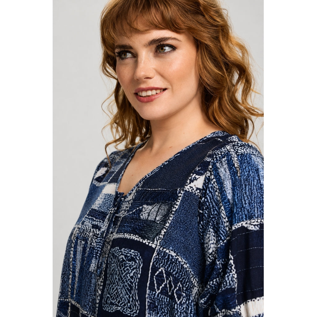 Studio SGena Dress Dress Blue mix pattern