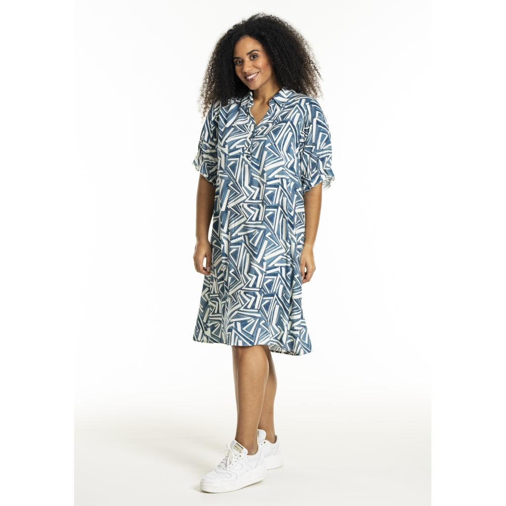 Studio SGunda Dress Dress Blue offwhite print