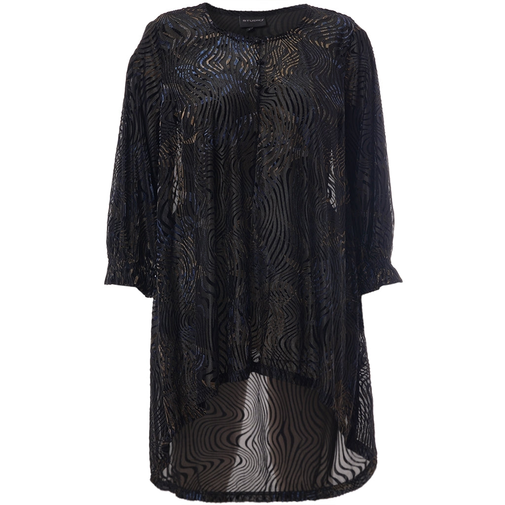 Studio SHarriet Tunic Tunic Navy/gold flock