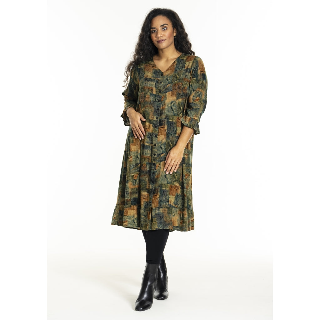 Studio SJette Dress Dress Green rust