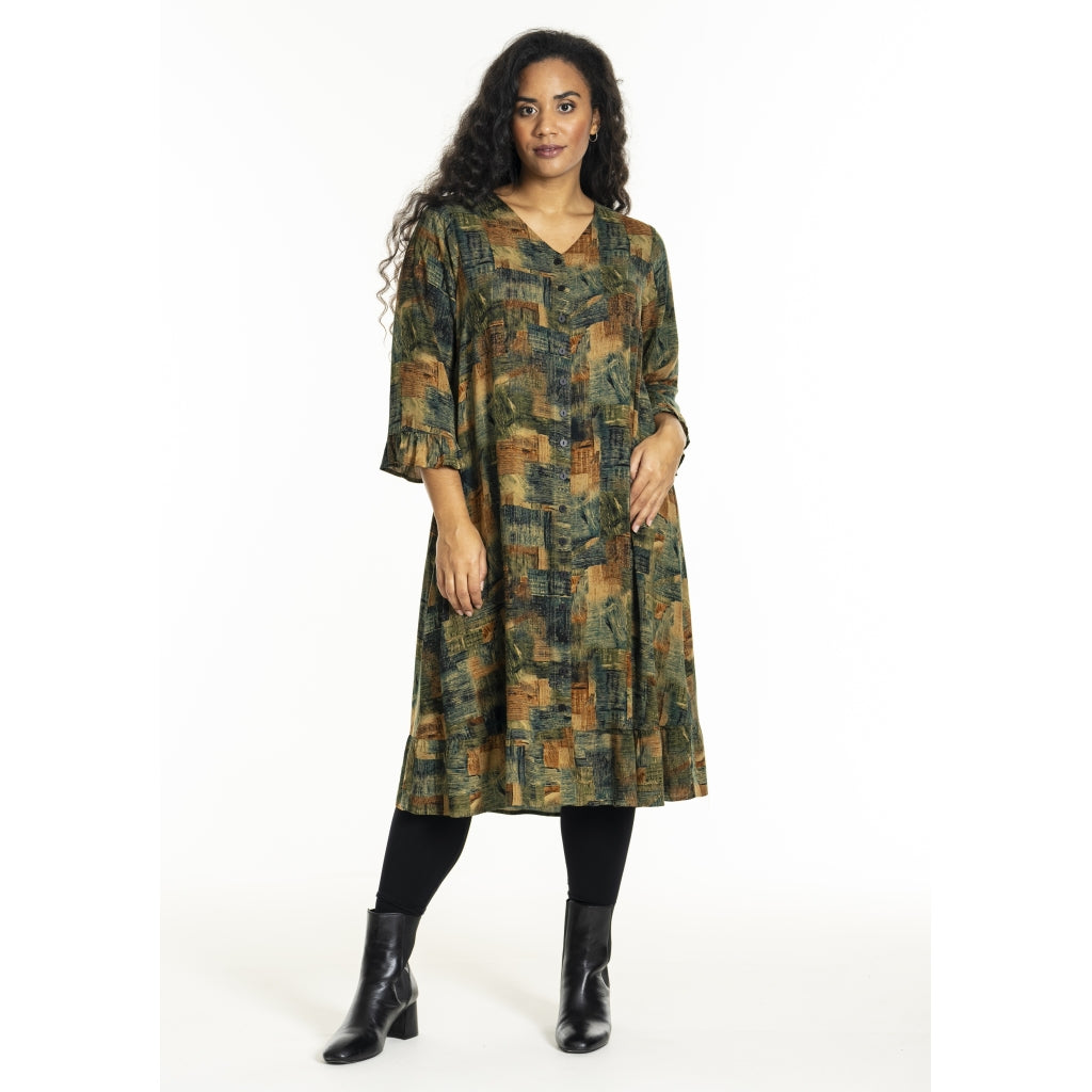 Studio SJette Dress Dress Green rust