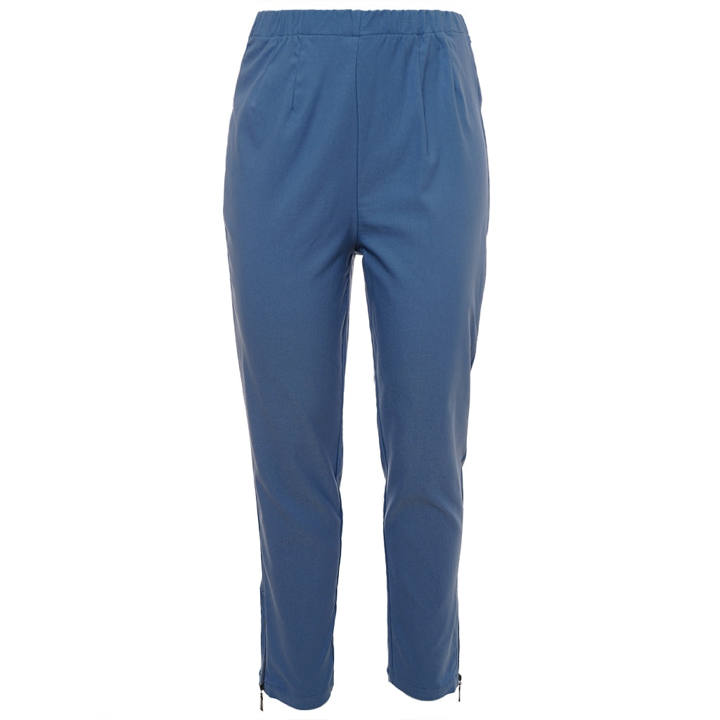 Studio SLena pants with zipper 7/8 Pant light Blue
