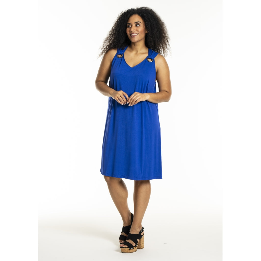 Studio SLisbeth Dress with rings Dress Cobolt Blue