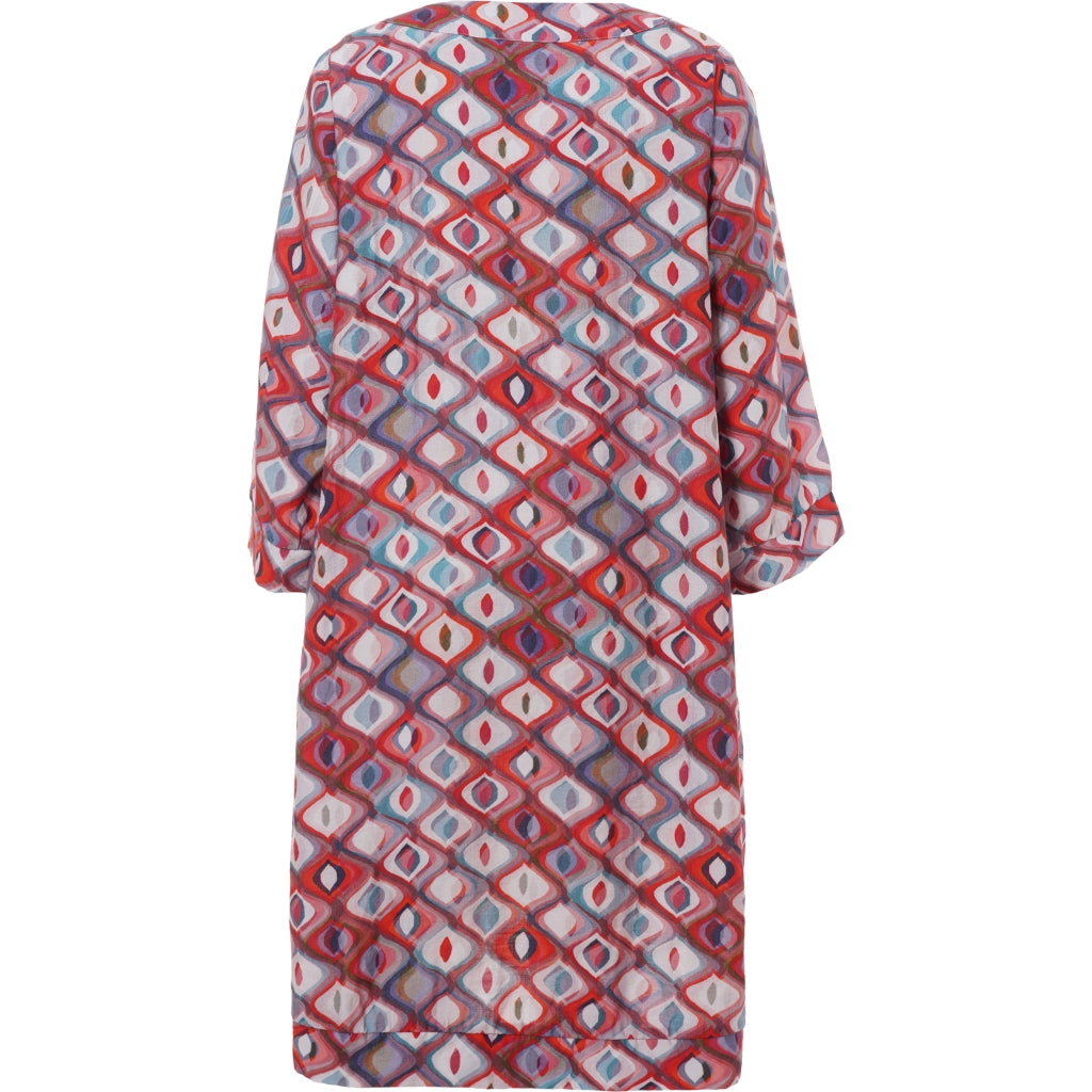 Studio SLonetta Dress Dress Red multi pattern print