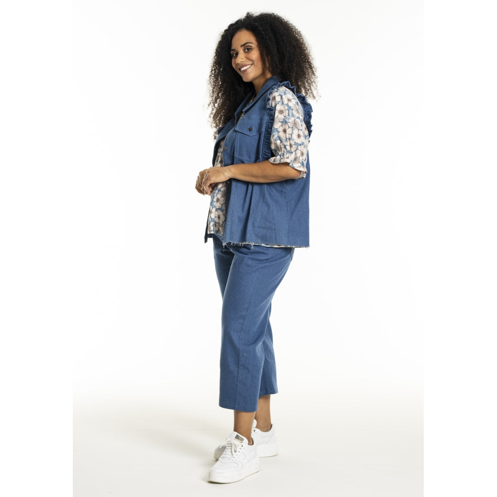 Studio SLucy Jeans vest Vest Light Blue Denim