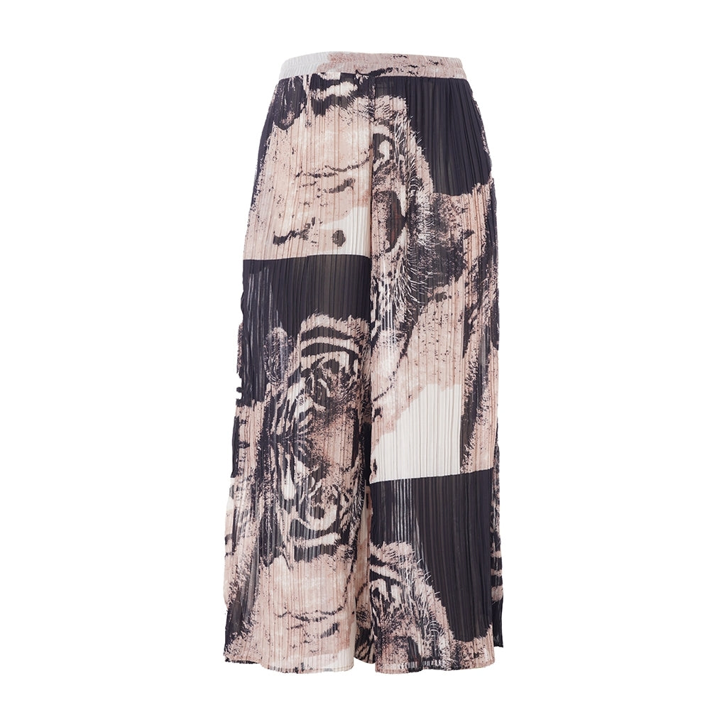 Studio SNatasja plisse trousers Trousers Black + leon face