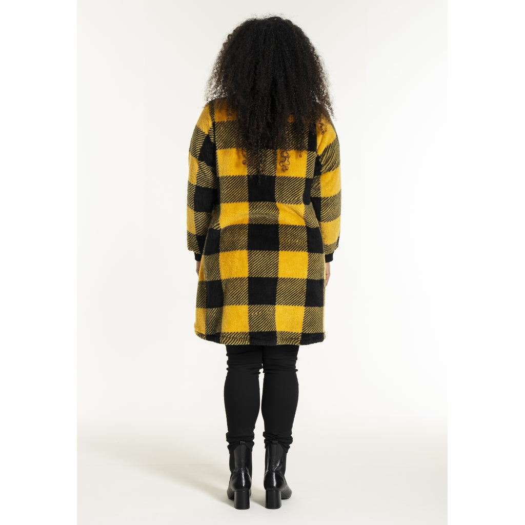 Studio SNellie Coat Coat Black/Yellow check