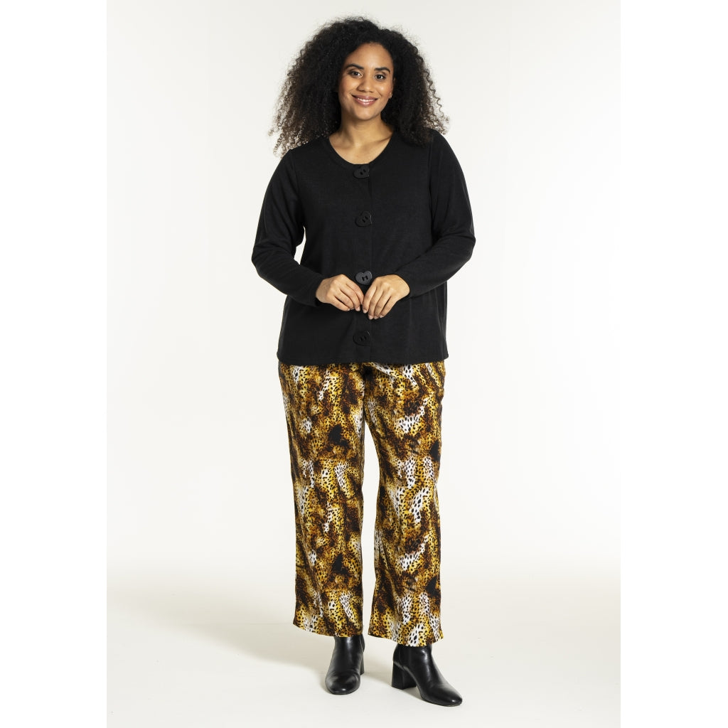 Studio SNianette Cardigan with hearts Cardigan Black