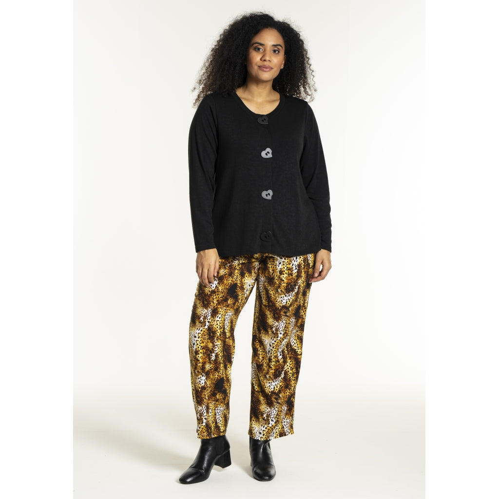 Studio SNianette Cardigan with hearts Cardigan Black