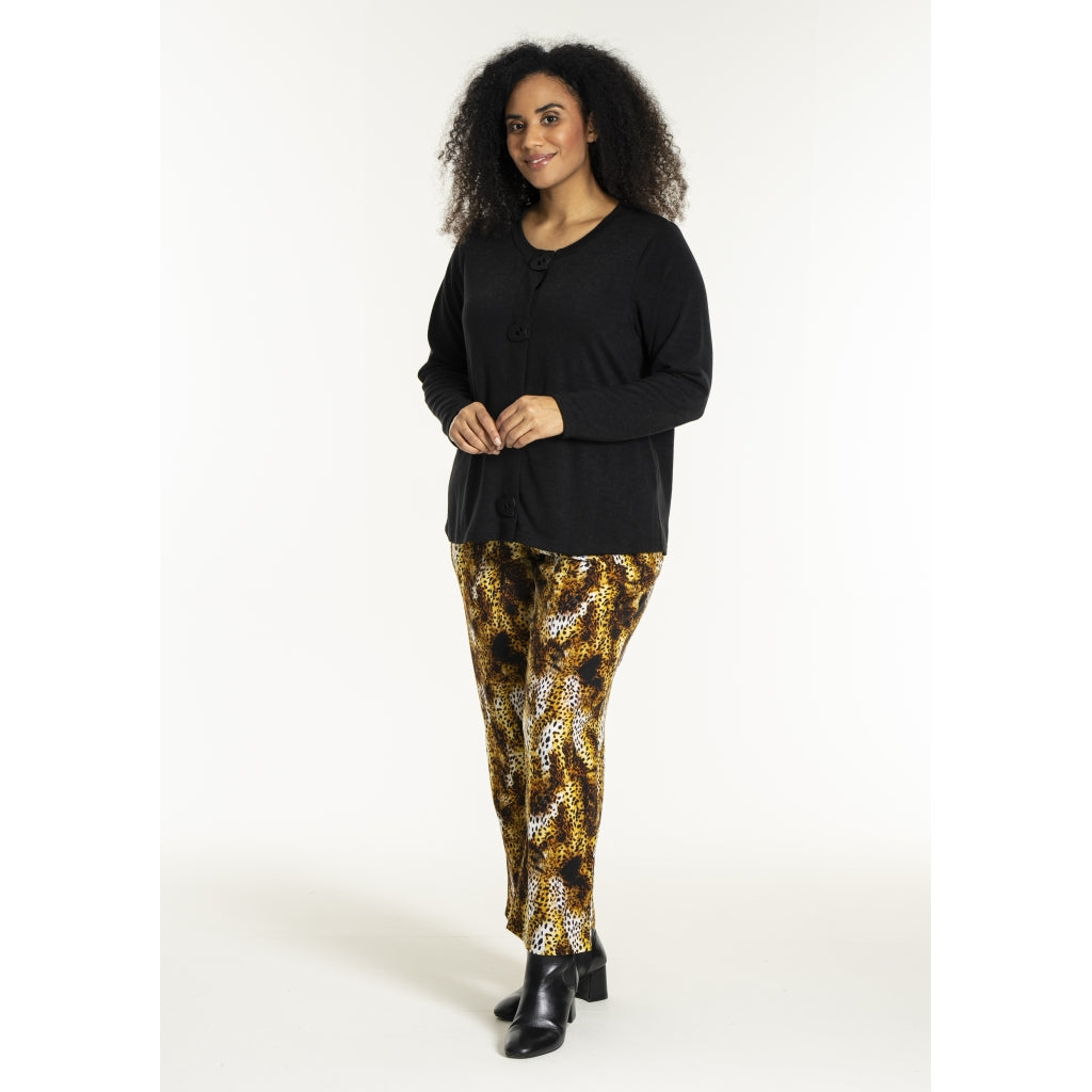 Studio SNianette Cardigan with hearts Cardigan Black
