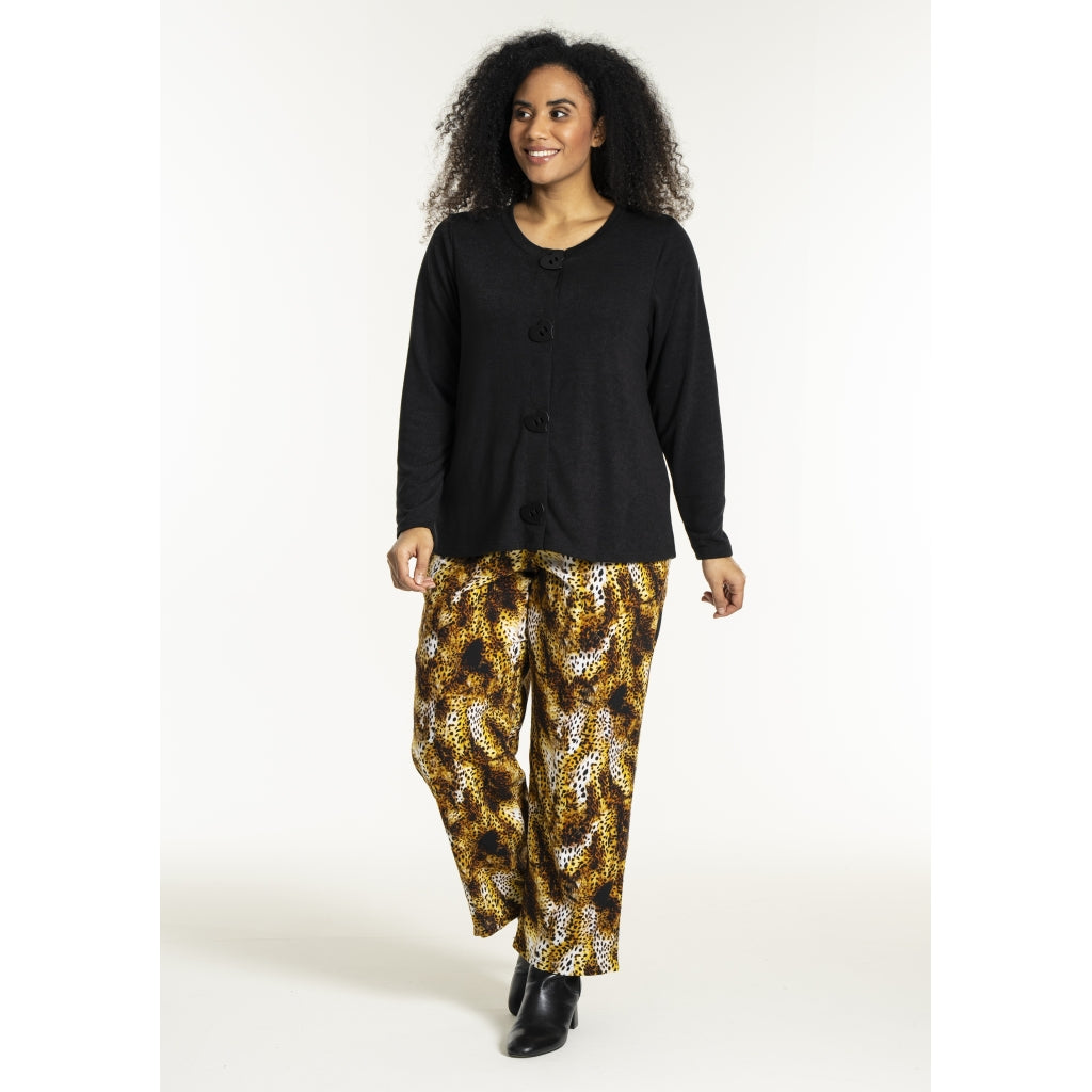 Studio SNianette Cardigan with hearts Cardigan Black