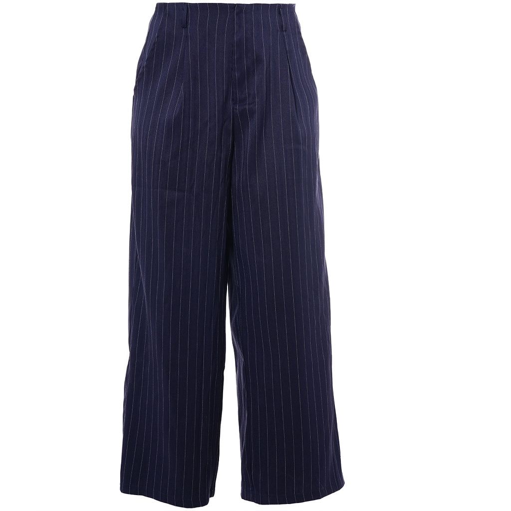Studio SNira wide trousers Trousers Blue-white pinstripe