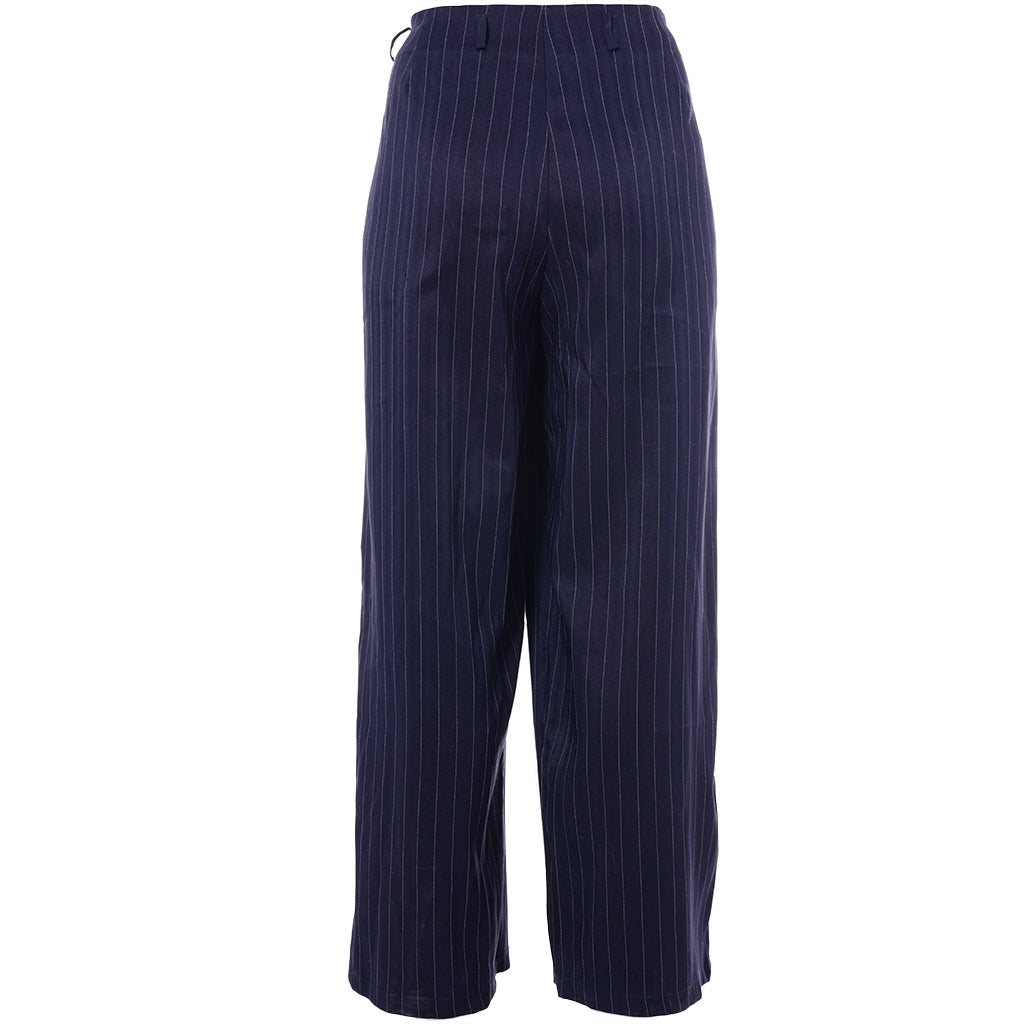 Studio SNira wide trousers Trousers Blue-white pinstripe
