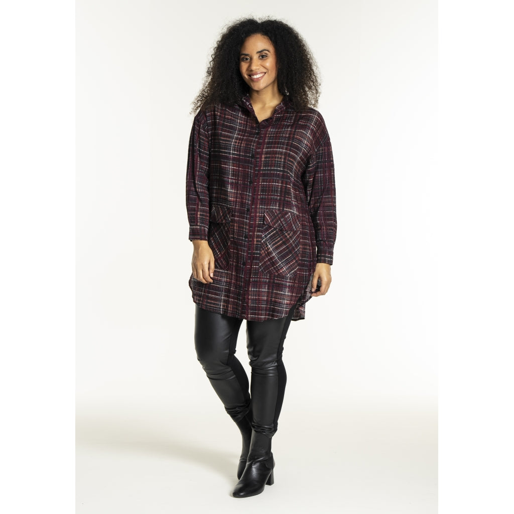 Studio SNola Shirt Shirt Bordeaux Checks