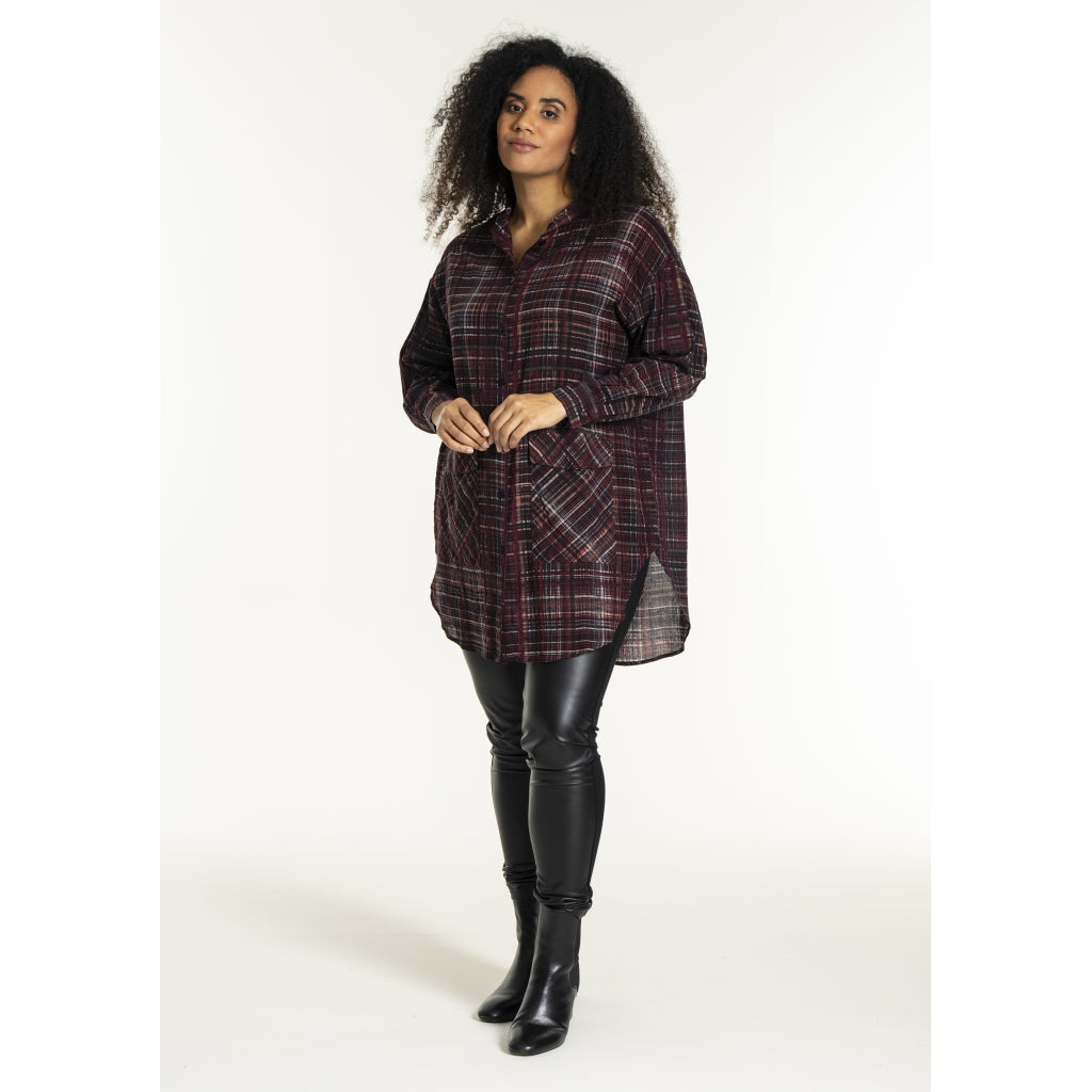 Studio SNola Shirt Shirt Bordeaux Checks