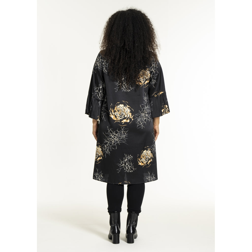 Studio SNoor Dress Dress Black with camel rose