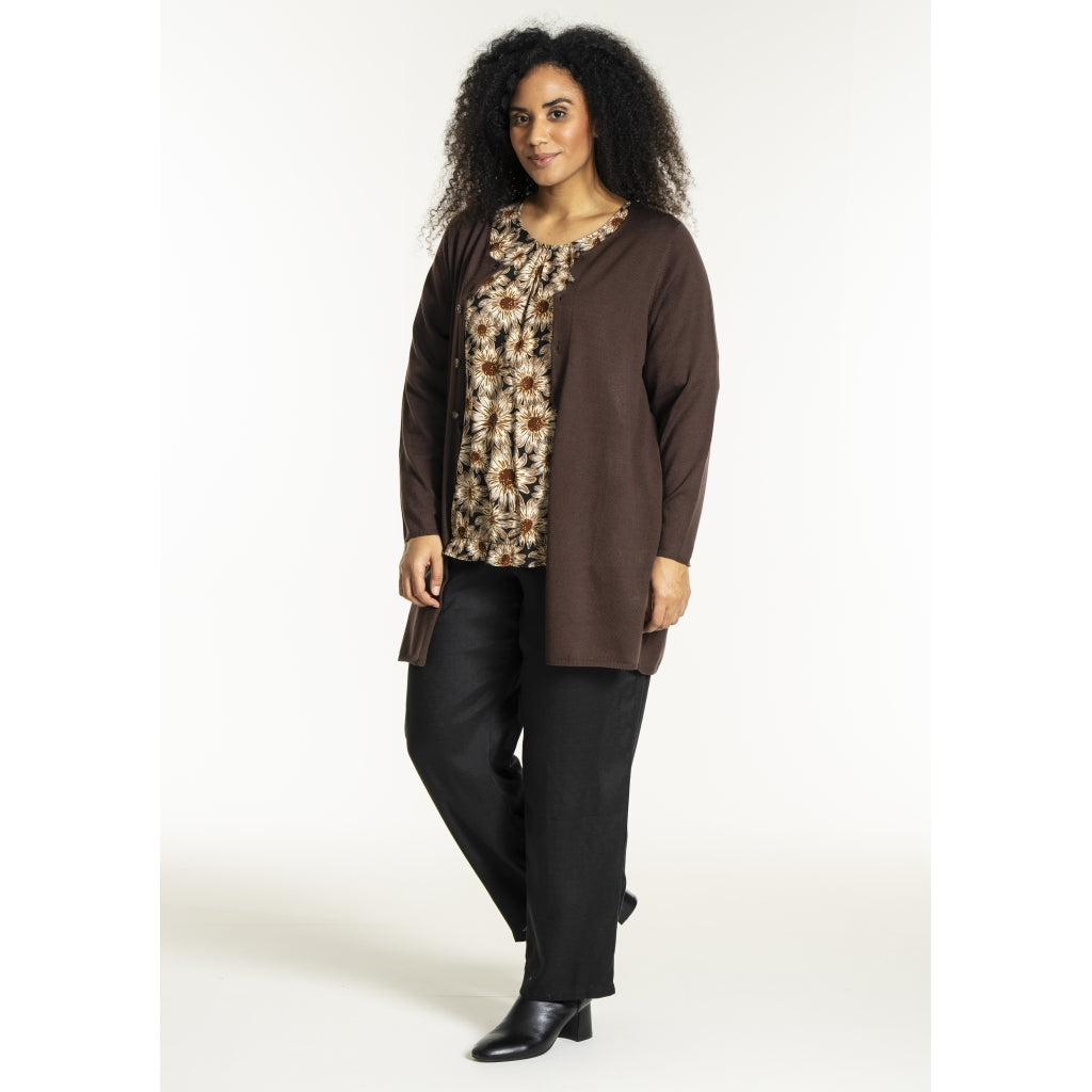 Studio SNorella Knit cardigan Cardigan Brown