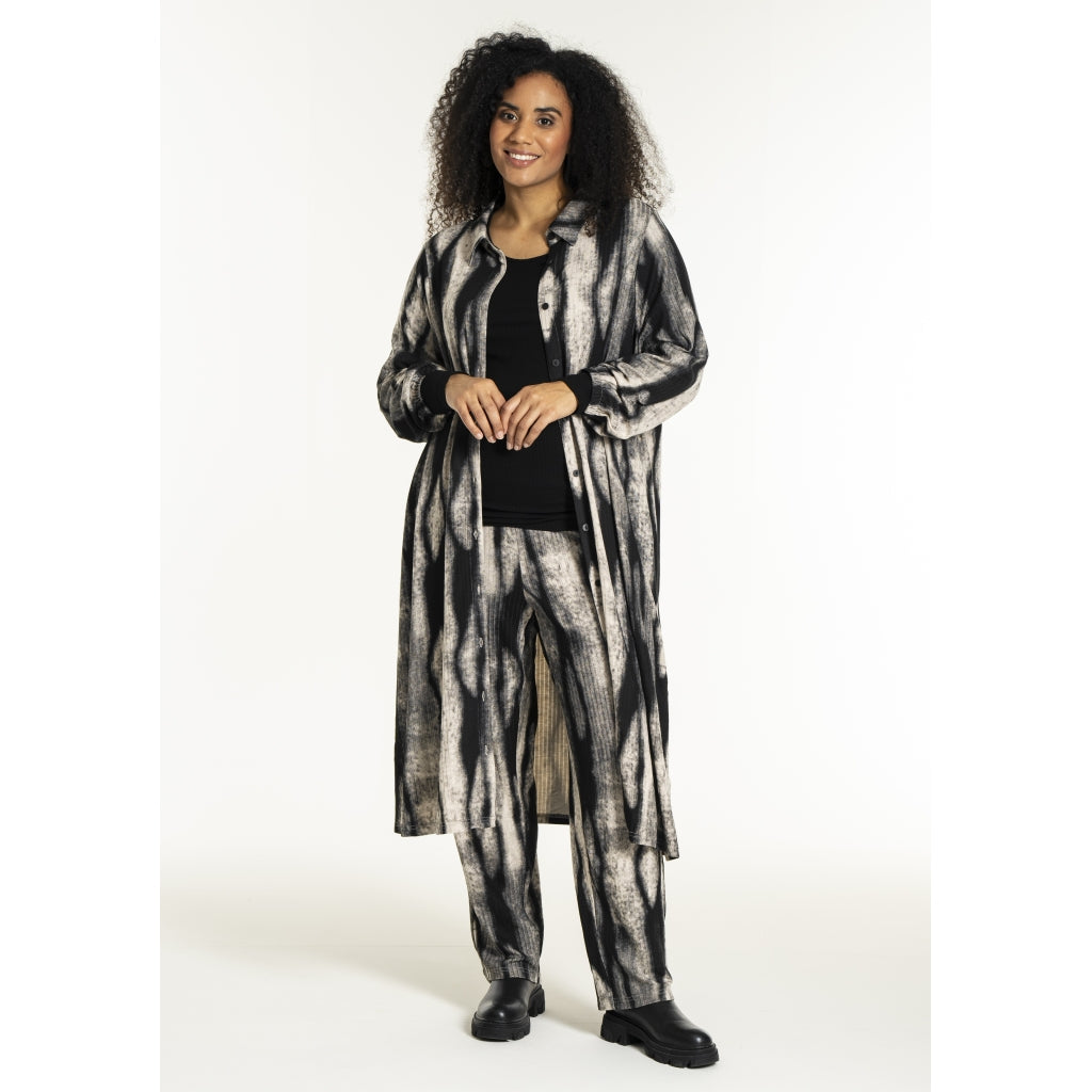 Studio SNorlina dress Dress Black/Grey Melange print