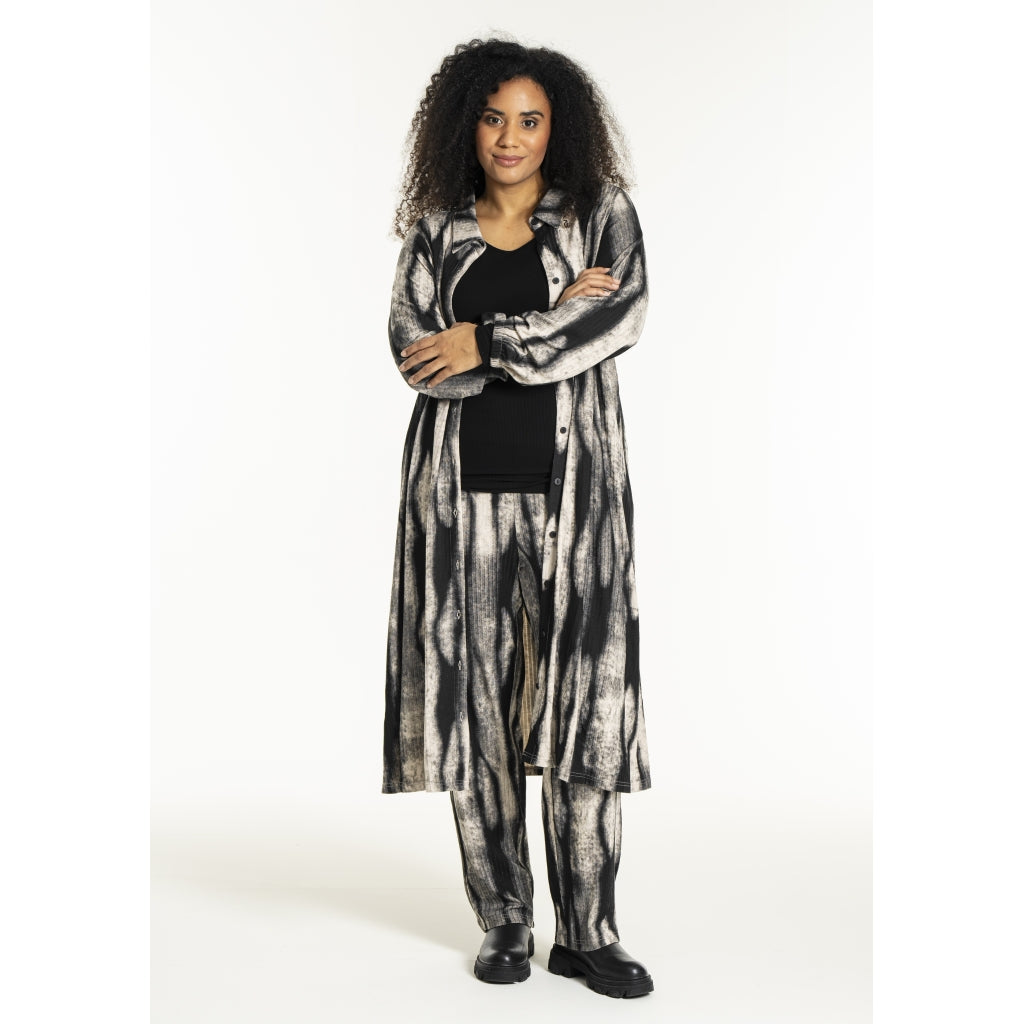Studio SNorlina dress Dress Black/Grey Melange print