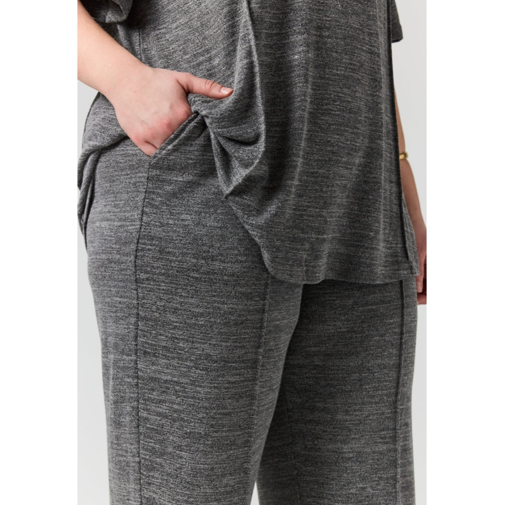 Studio SNovalie Trousers Trousers Grey Melange