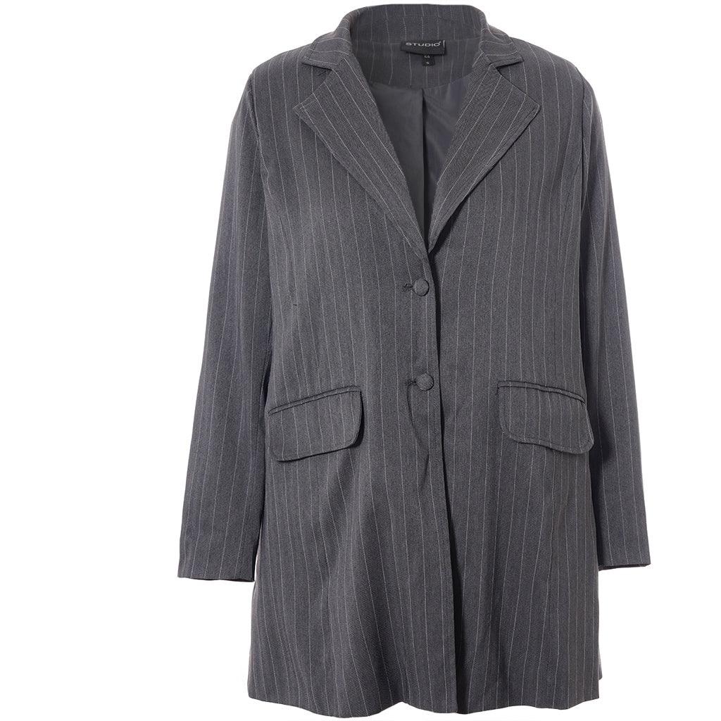 Studio SNyah business jacket Jacket Grey-white pinstripe