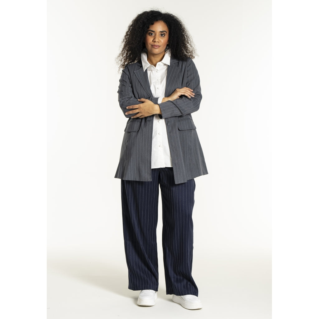 Studio SNyah business jacket Jacket Grey-white pinstripe