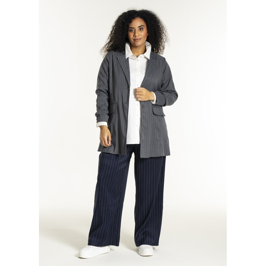 Studio SNyah business jacket Jacket Grey-white pinstripe