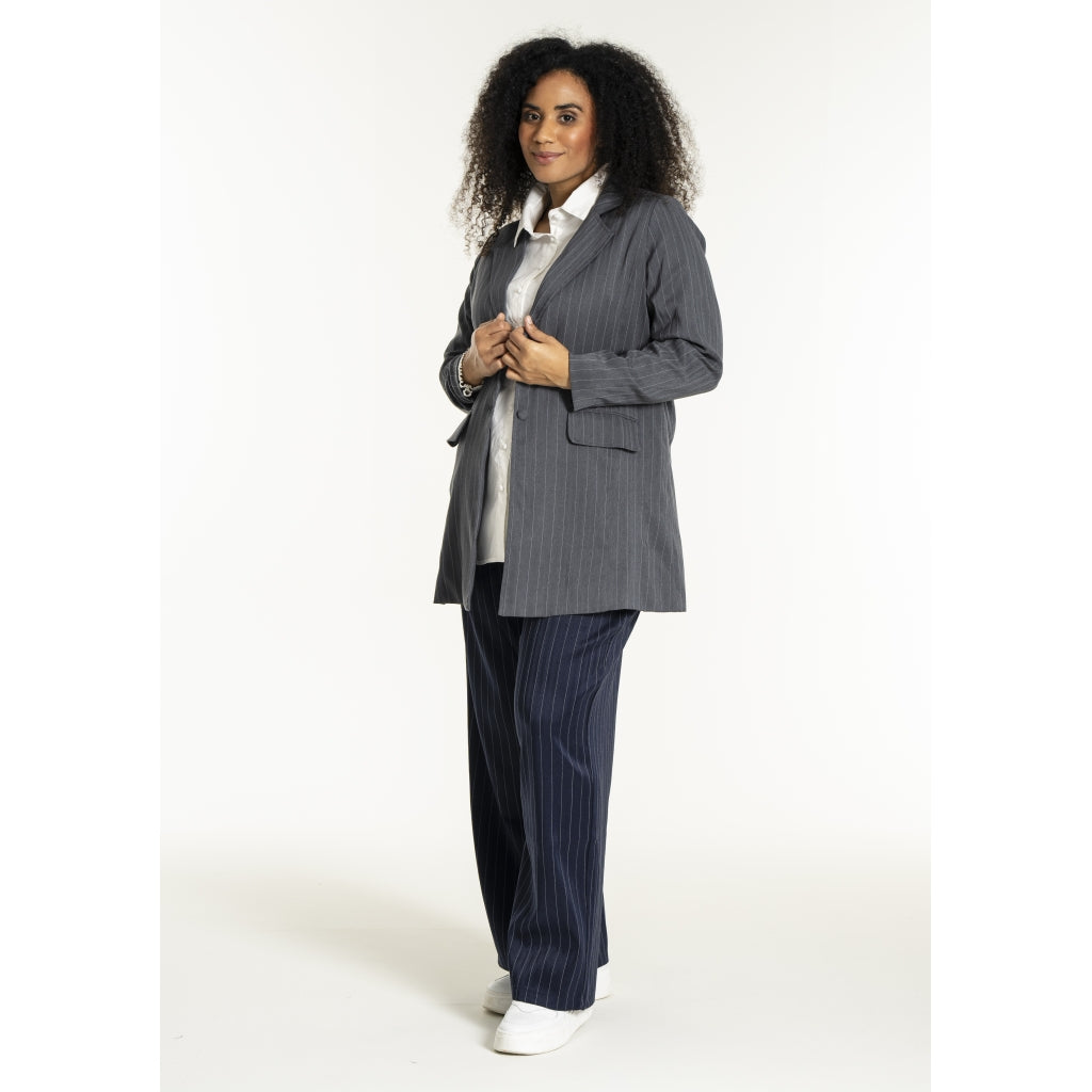 Studio SNyah business jacket Jacket Grey-white pinstripe