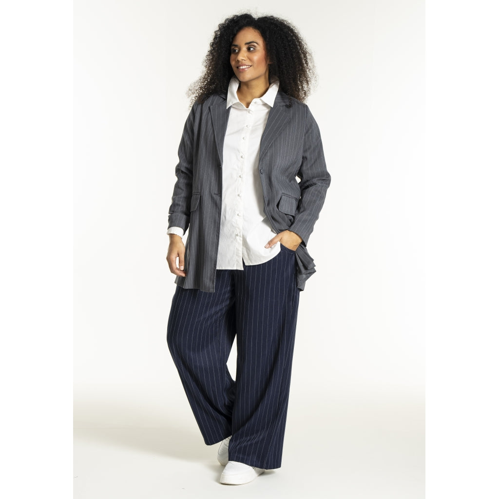 Studio SNyah business jacket Jacket Grey-white pinstripe