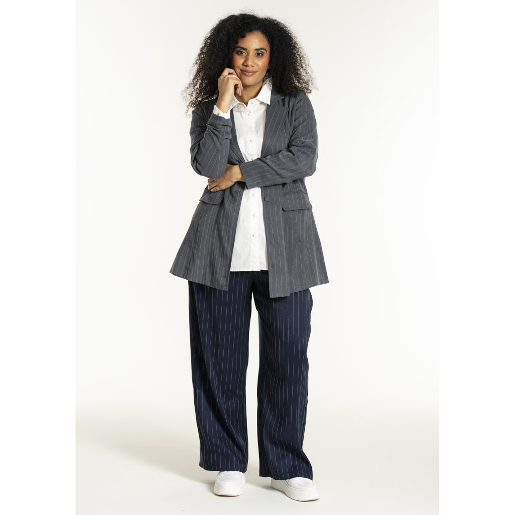 Studio SNyah business jacket Jacket Grey-white pinstripe
