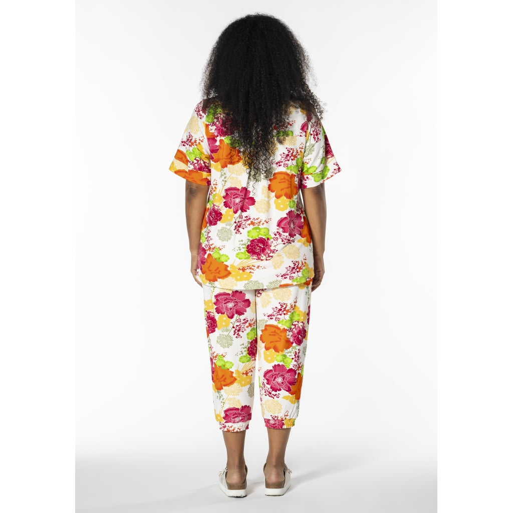 Studio SVitta Blouse Blouse White with multi flowers