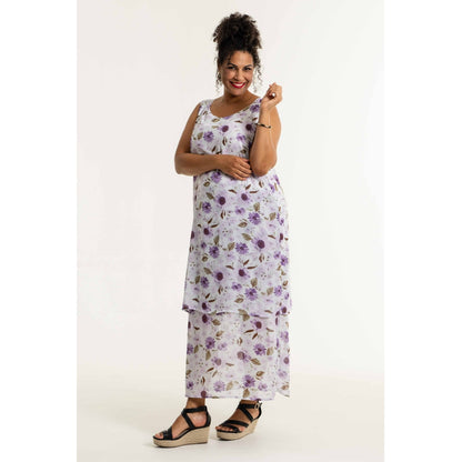 Studio Addie Dress Dress White + purple flowers