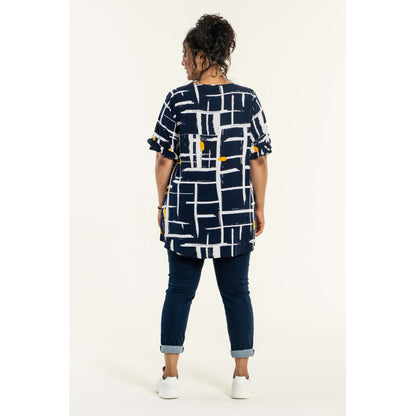 Studio Anny Tunic Tunic Navy with white stripes