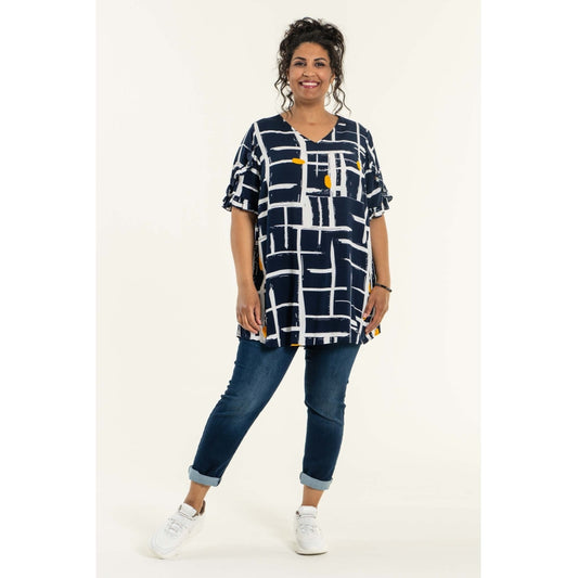 Studio Anny Tunic Tunic Navy with white stripes